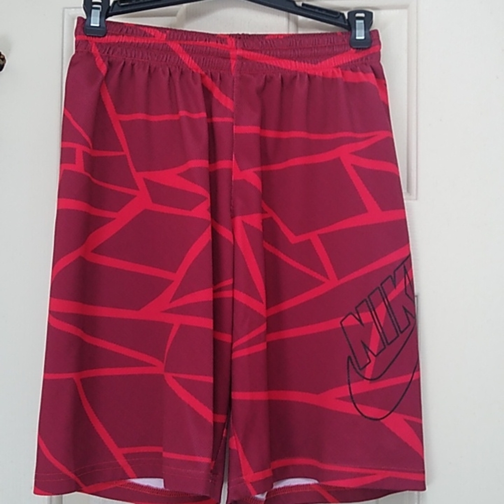 Nike Boy's red/black shorts